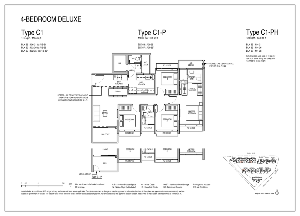 4-Bedroom Deluxe, Type C1