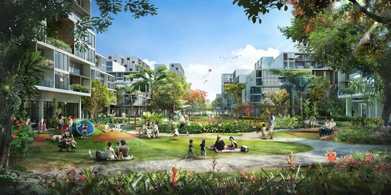 Tengah garden district (artist’s impression)