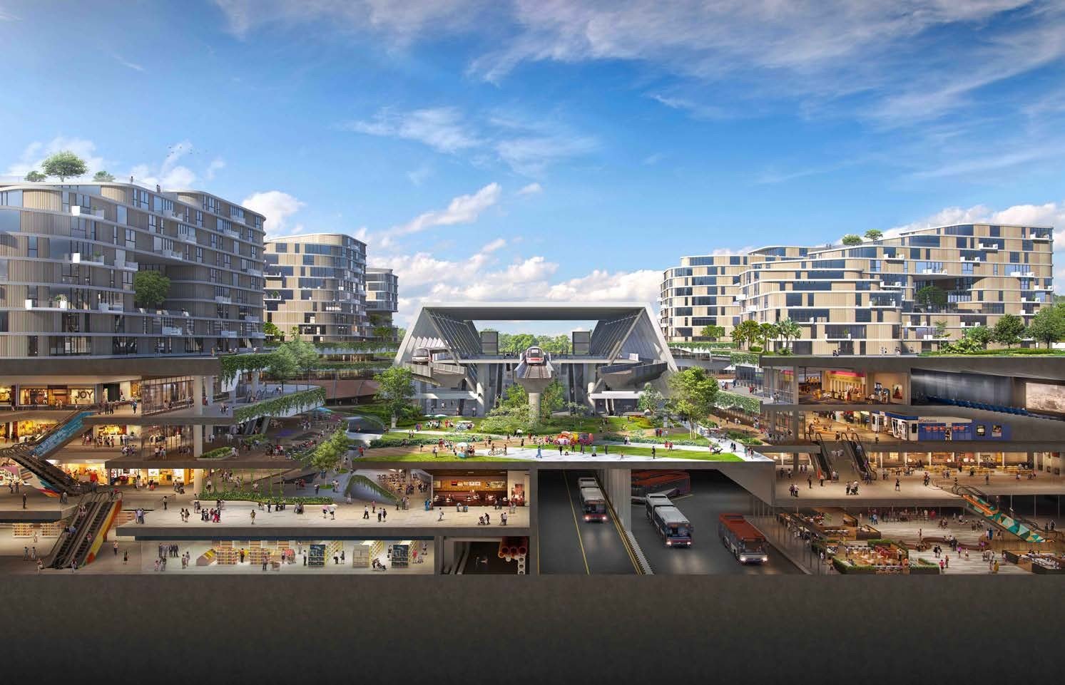 Tengah Town Centre (artist’s impression)